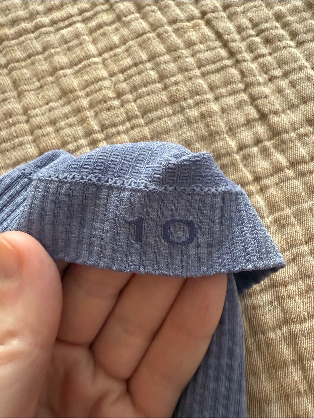 lululemon athletica Ribbed Racerback Tank - Blue Gray - Picture 4 of 4